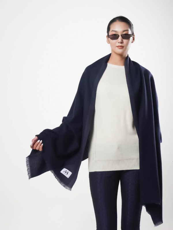 WOVEN WIDE SCARF - Image 3