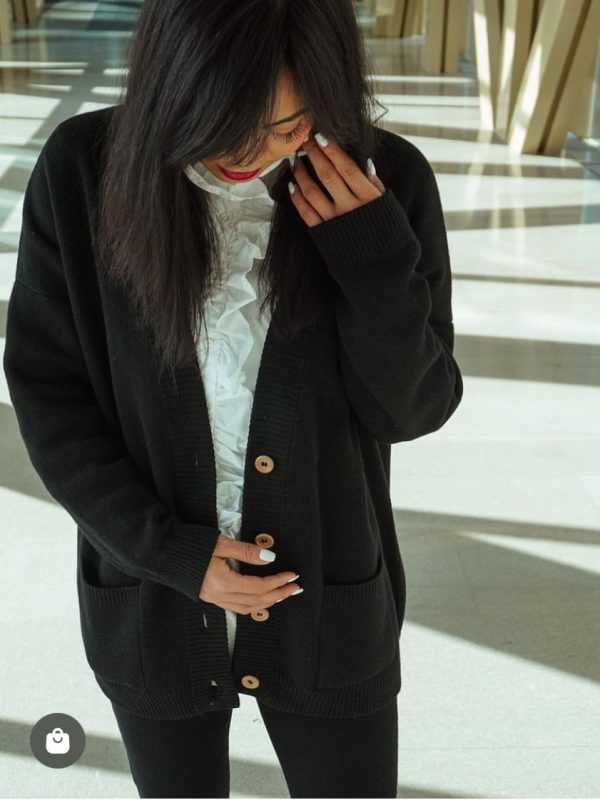 Jacquard knit cardigan /collection/ - Image 2