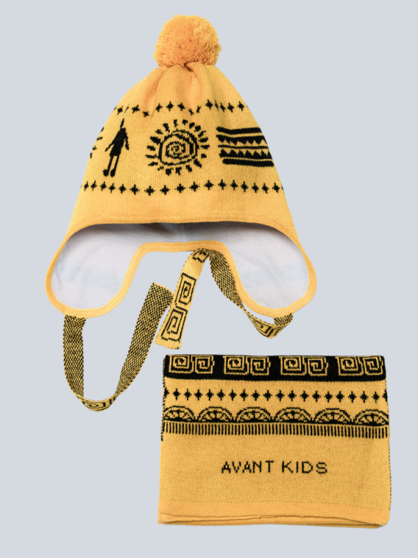 Particoloured hat set - Image 3