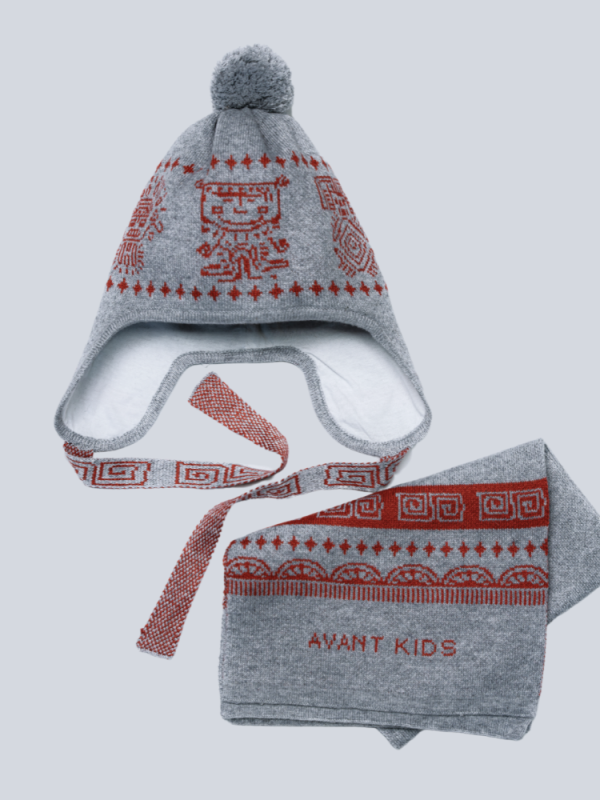 Particoloured hat set - Image 4