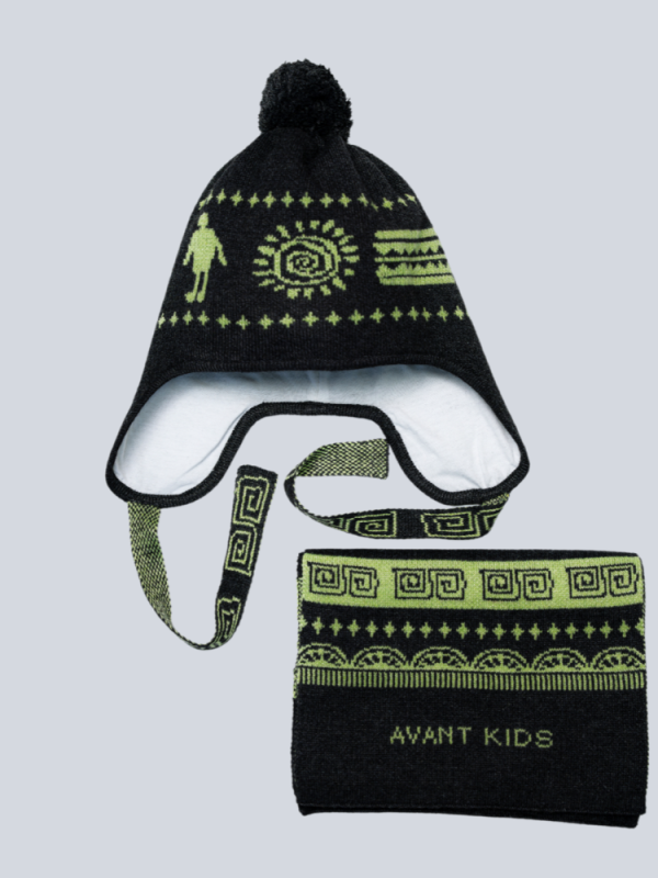 Particoloured hat set - Image 5