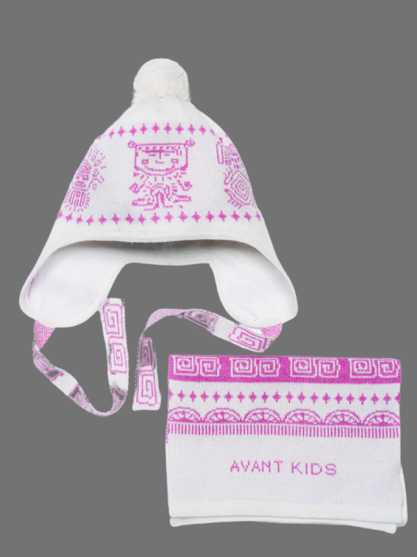 Particoloured hat set - Image 6