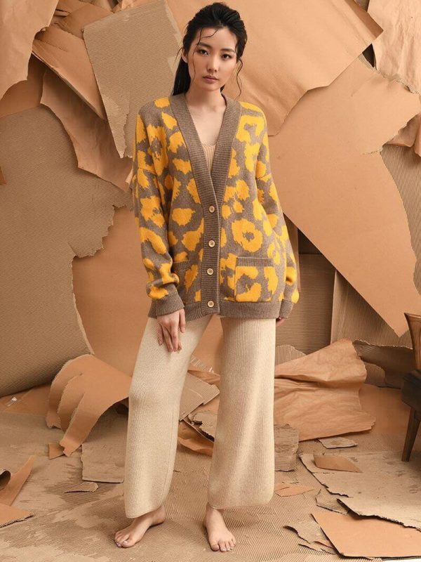 Jacquard cardigan /leopard/ (Copy) - Image 2