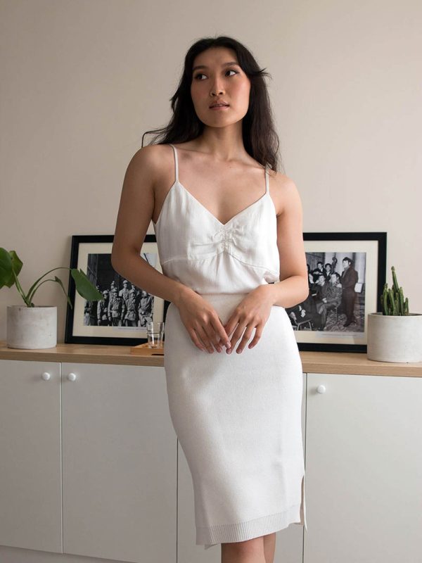 JACQUARD PENCIL SKIRT - Image 1