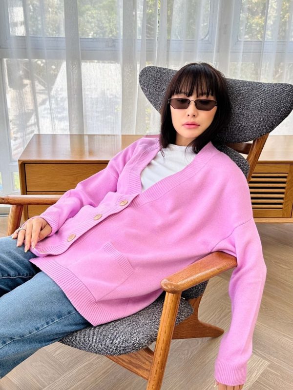 Jacquard knit cardigan /collection/ - Image 5