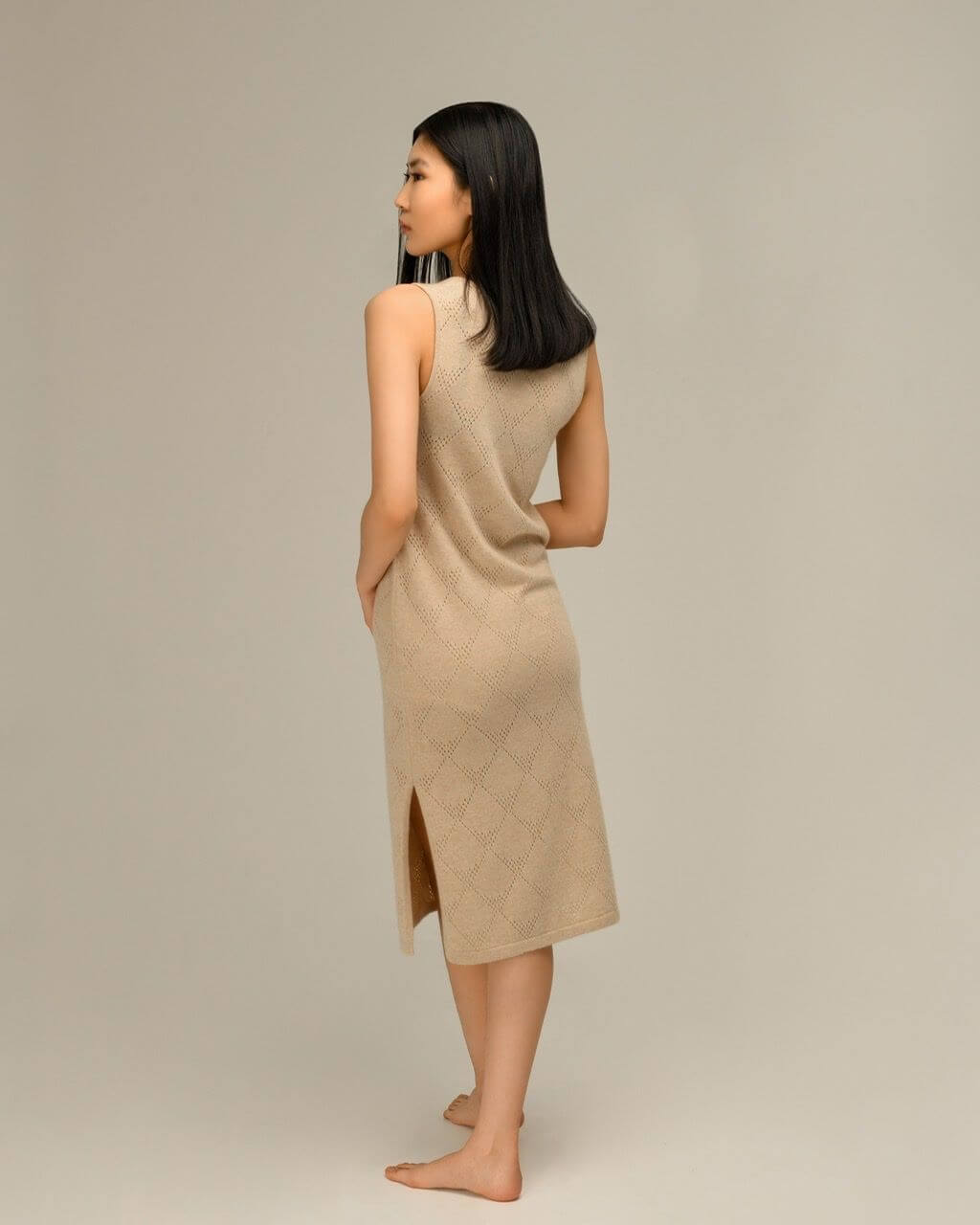 100% Mongolian cashmere for women - detail view | Avant Cashmere