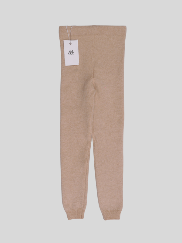 100% Mongolian cashmere leggings for kids - back view | Avant Cashmere