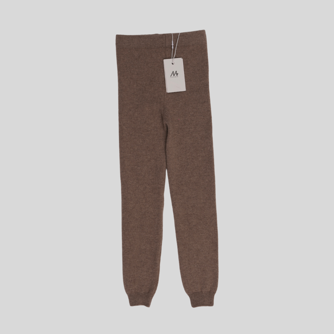 100% Mongolian cashmere leggings for kids - detail view | Avant Cashmere