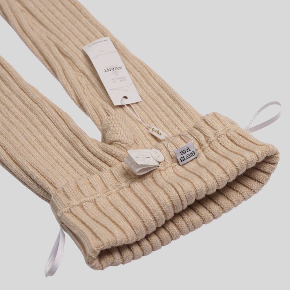 Striped wool blend for kids - side view | Avant Cashmere