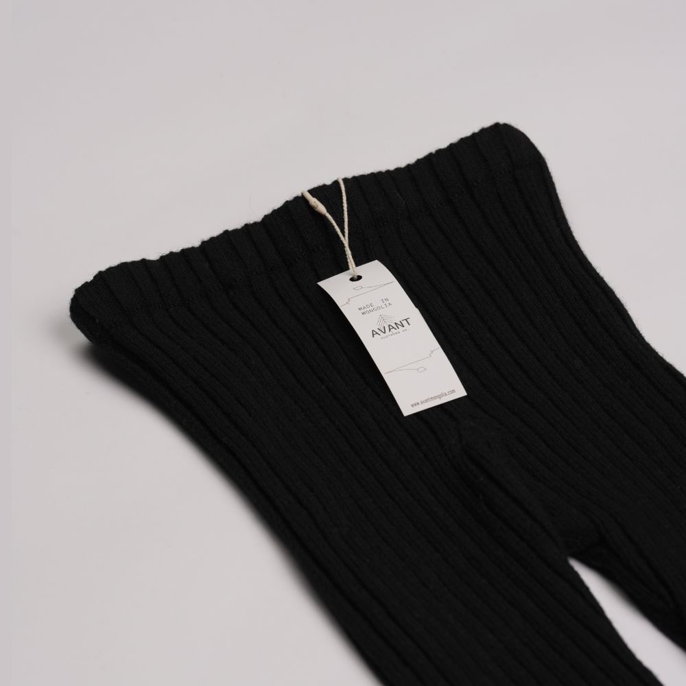 Striped wool blend for kids - close-up texture | Avant Cashmere