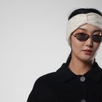 Cashmere blend headband for women - front view | Avant Cashmere