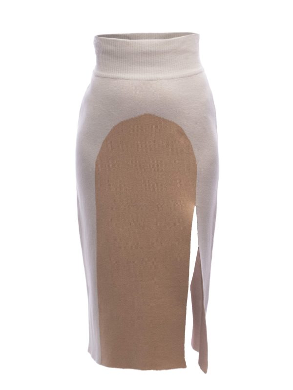 Cotton jacquard skirt - Image 3