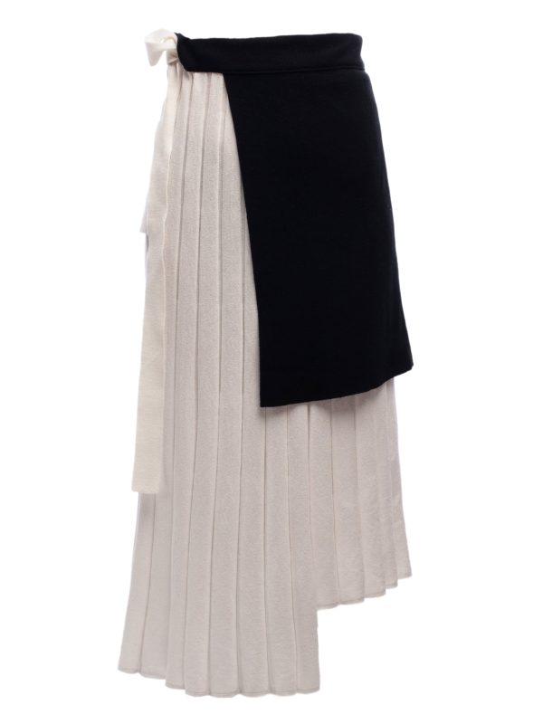 Cotton pleated skirt - Image 3