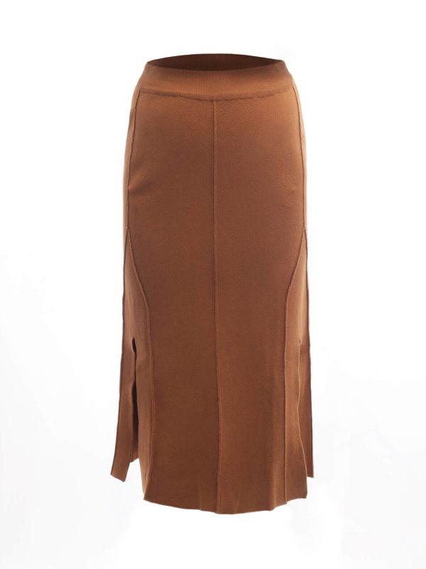 Cotton pencil skirt