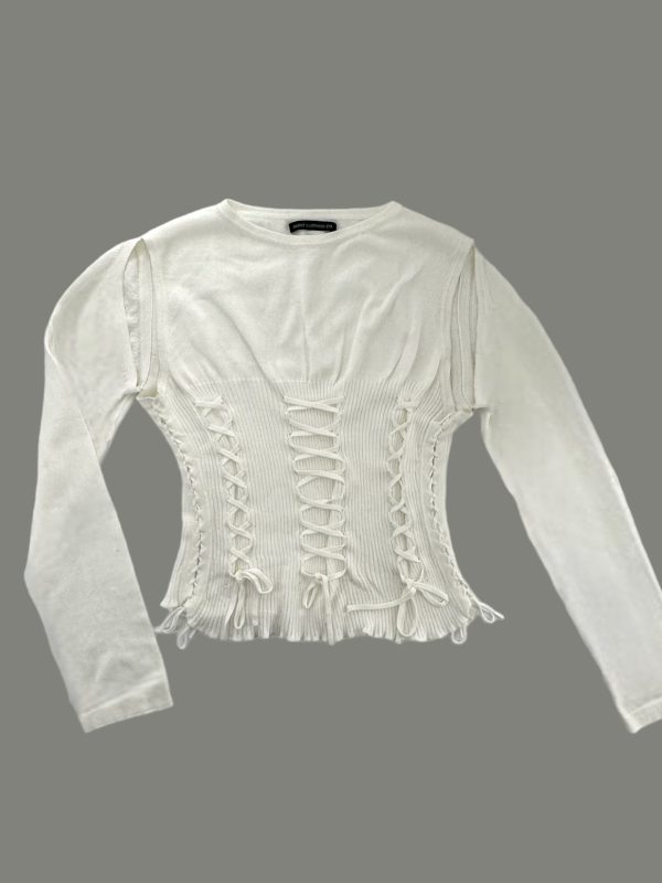 Cotton knit sweater - Image 1