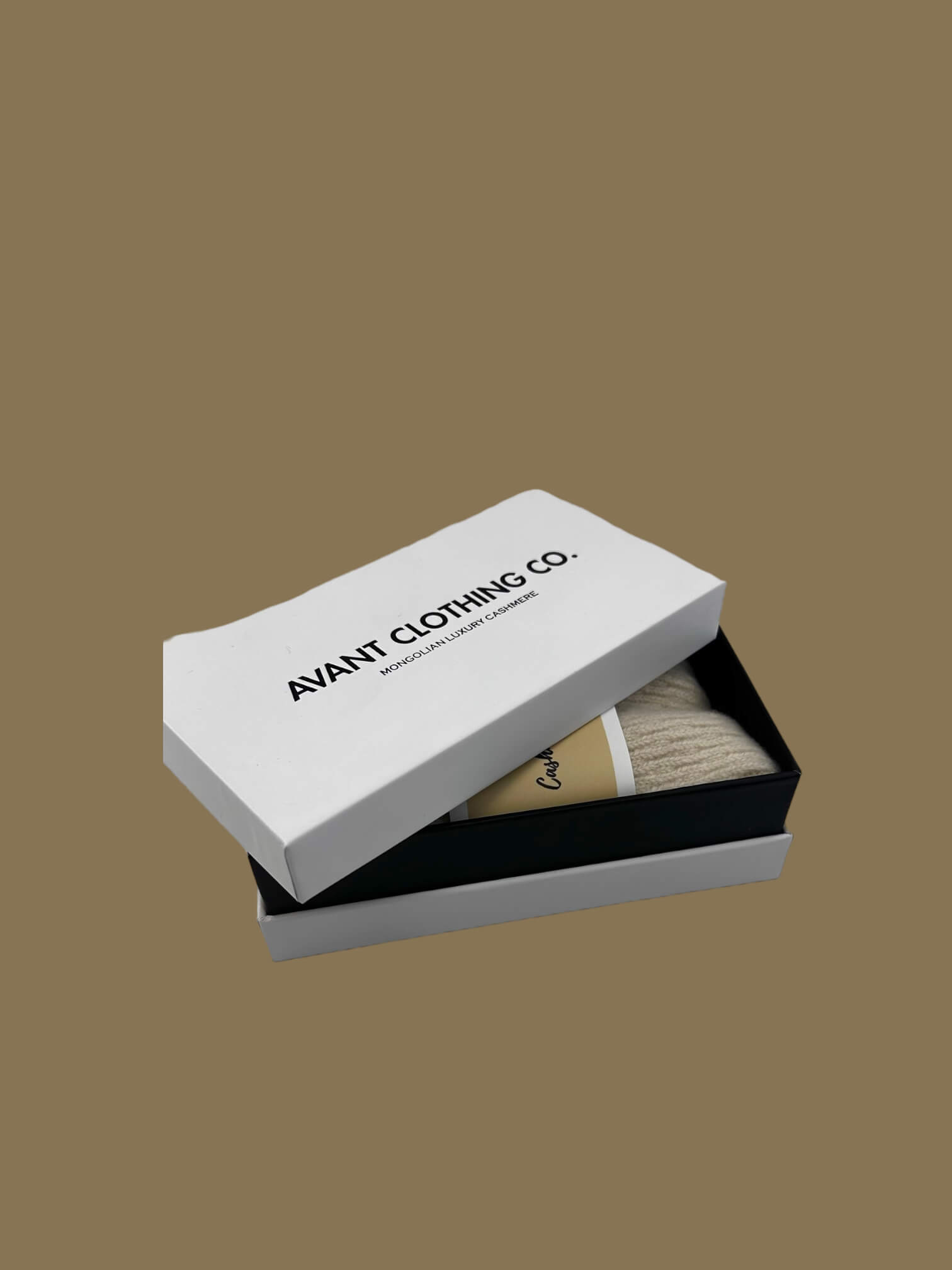 Cashmere blend gift box - detail view | Avant Cashmere