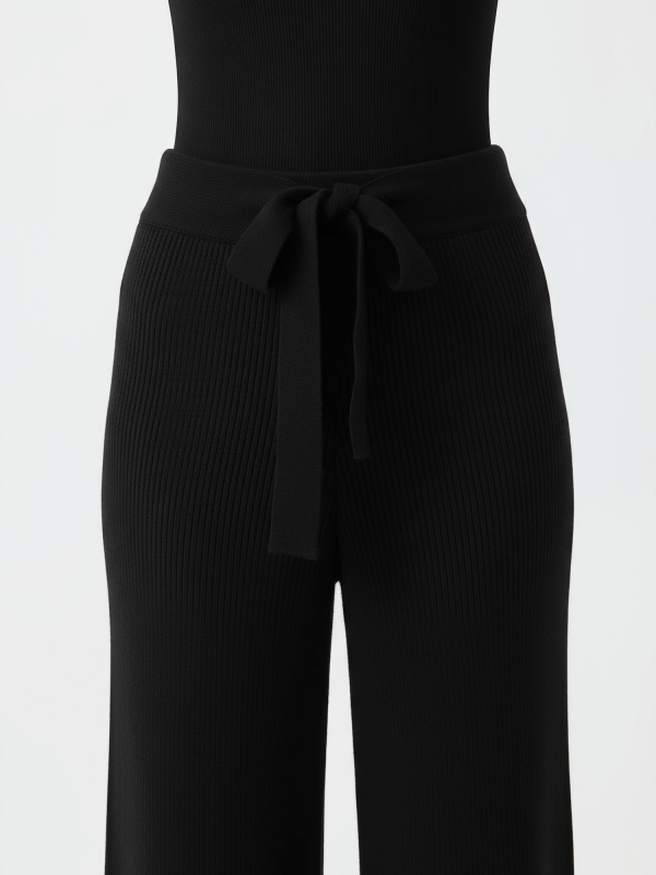 Wide leg pants with stripes - Image 4