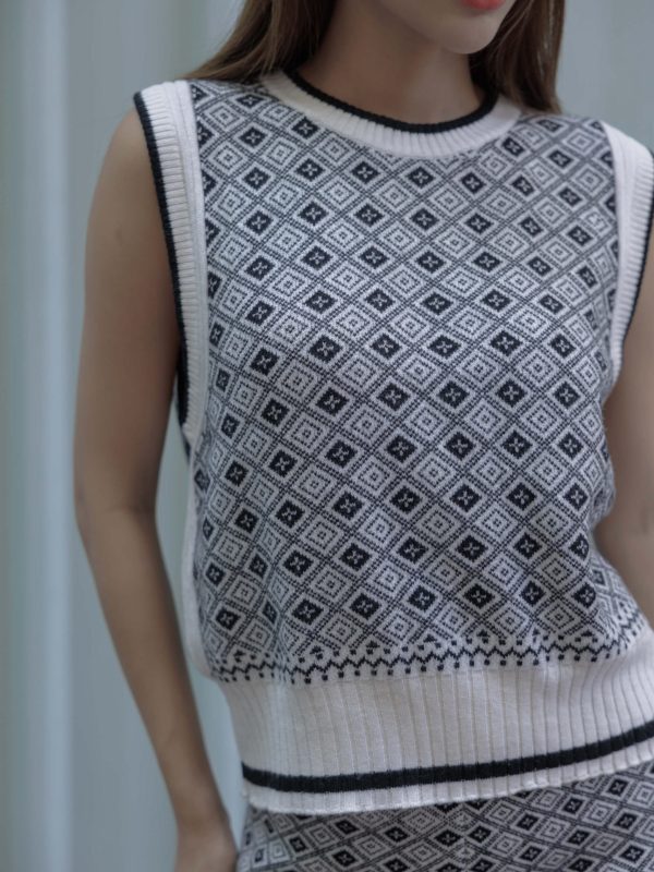 Pattern vest set - Image 2