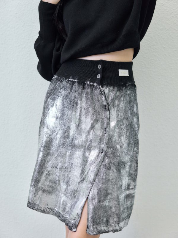 Mini skirt / full foil / - Image 6