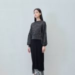 Hourglass skirt - front view | Avant Cashmere