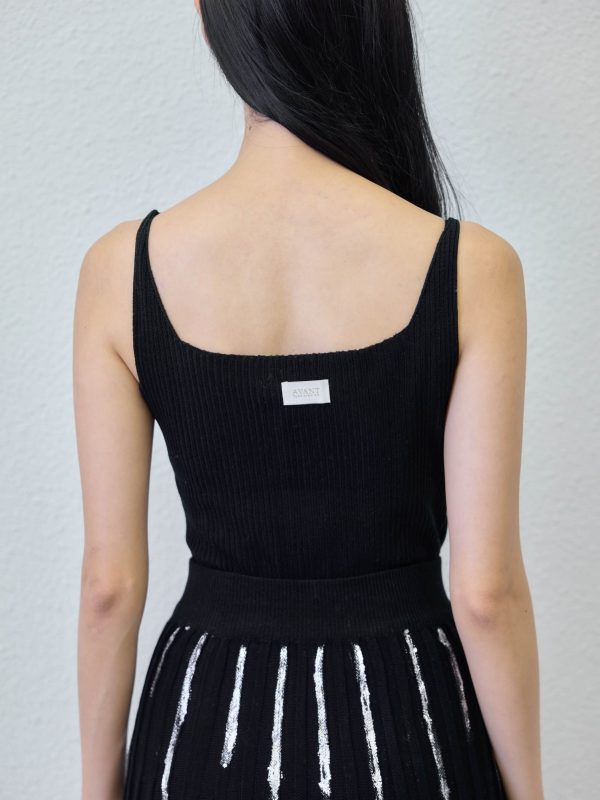 Black top / foil / - Image 3