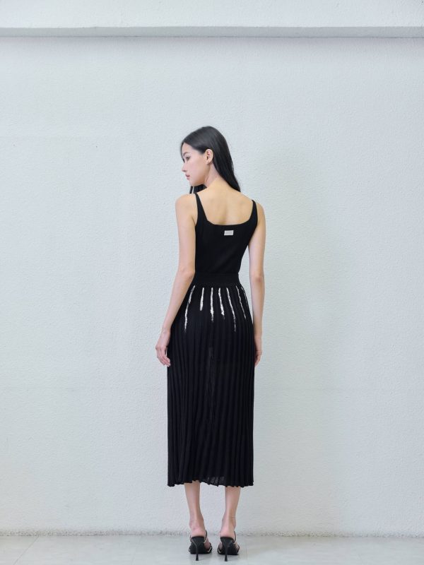 Flared skirt / foil / - Image 5