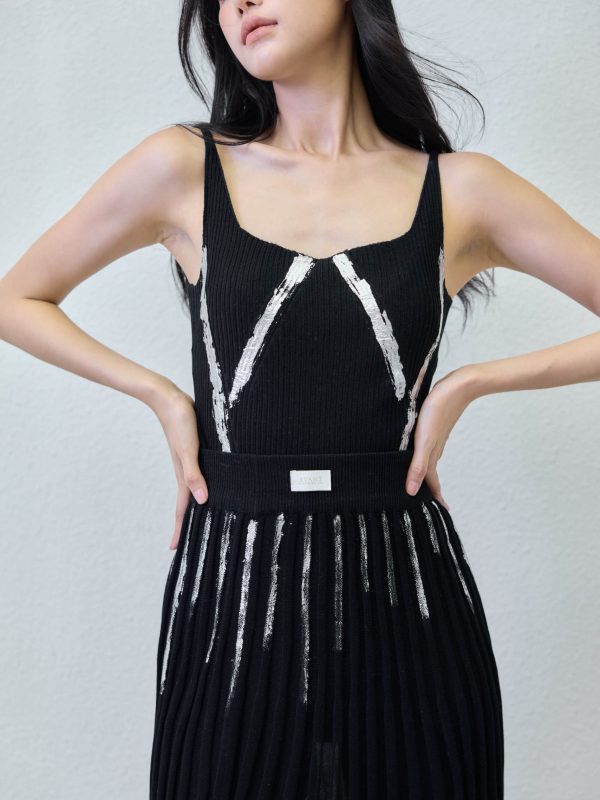 Black top / foil / - Image 4