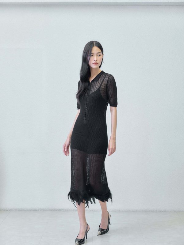 Dress - back view | Avant Cashmere