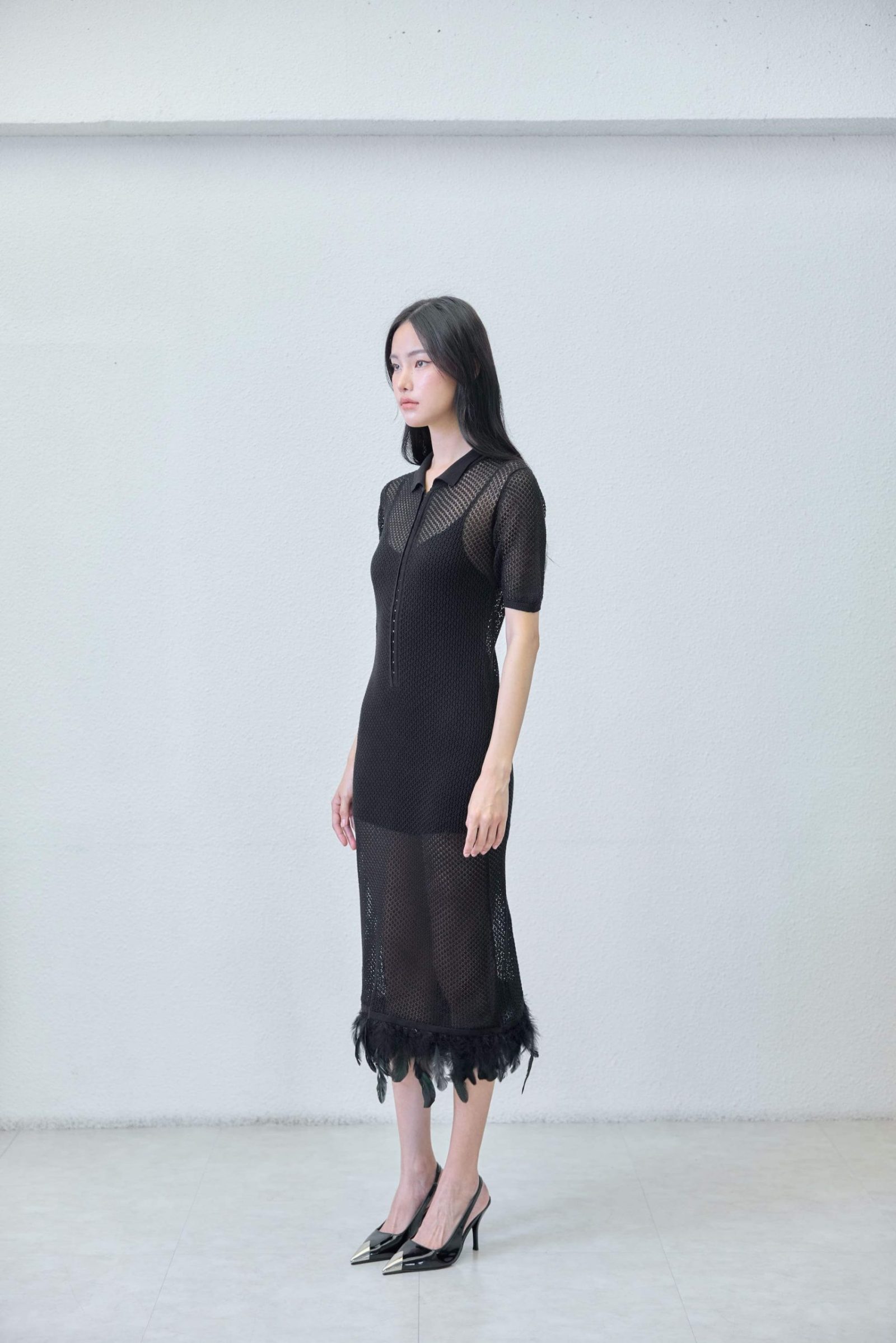 Dress - front view | Avant Cashmere