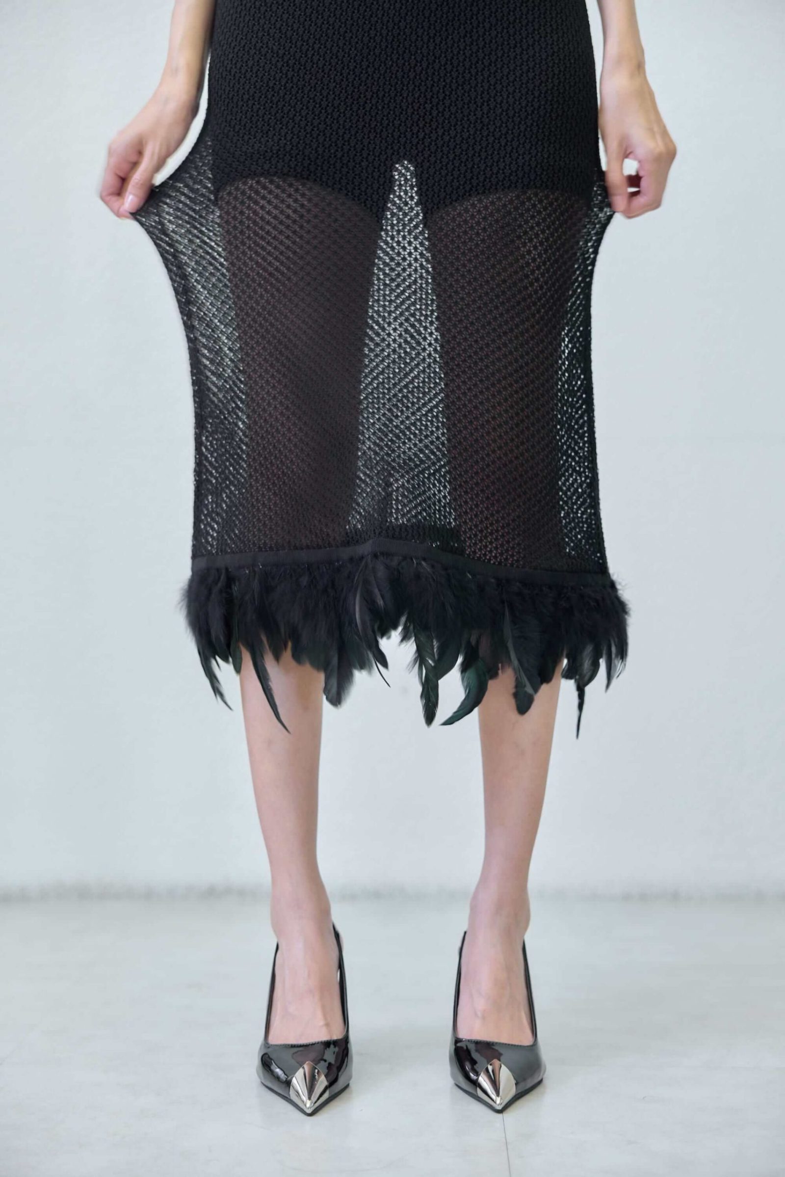 Dress - side view | Avant Cashmere