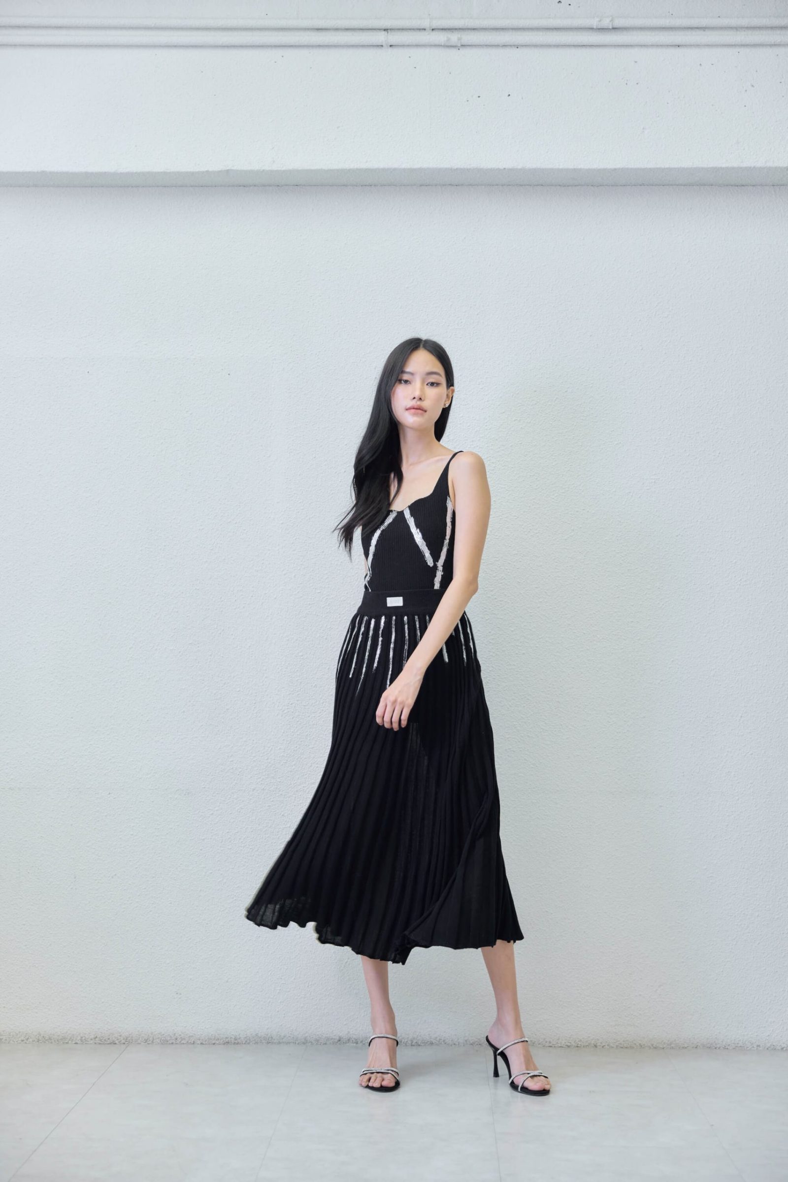 Striped - back view | Avant Cashmere