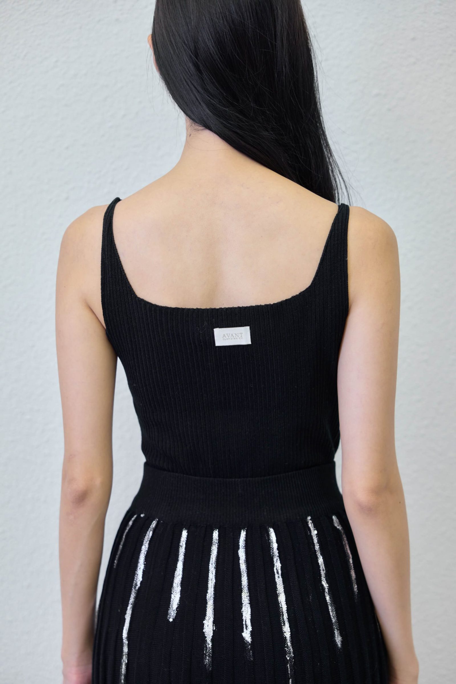 Striped - detail view | Avant Cashmere