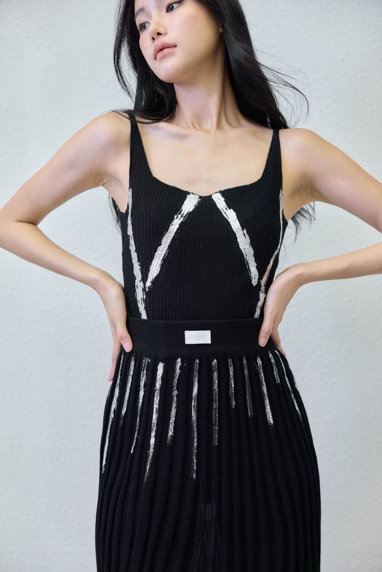 Striped - close-up texture | Avant Cashmere