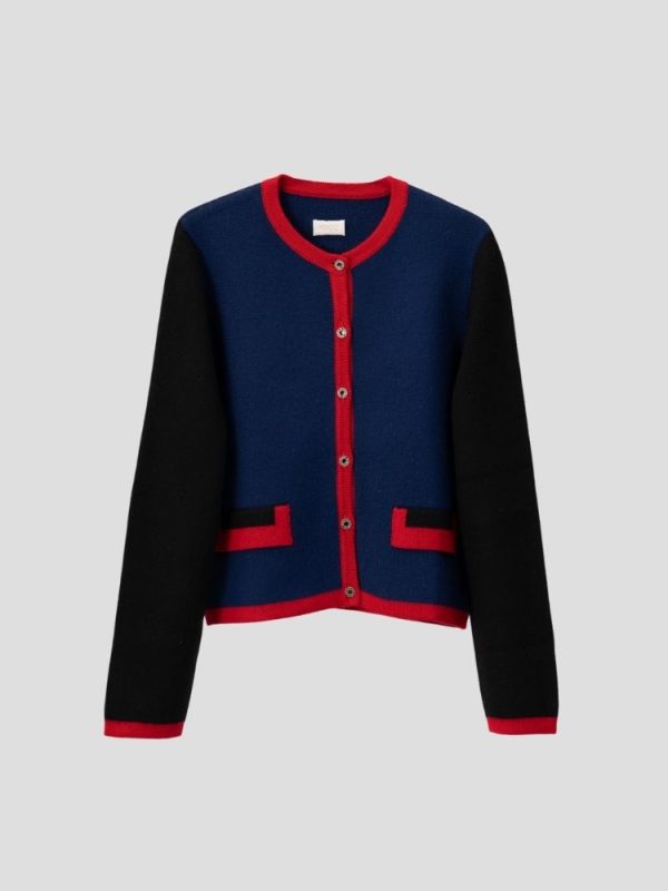 Гурван өнгийн товчтой кардиган/Three-tone buttoned cardigan/ - Image 5