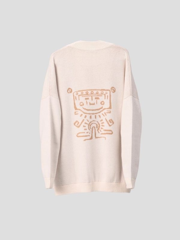 Aztec Spirit Oversized Cardigan - Image 3