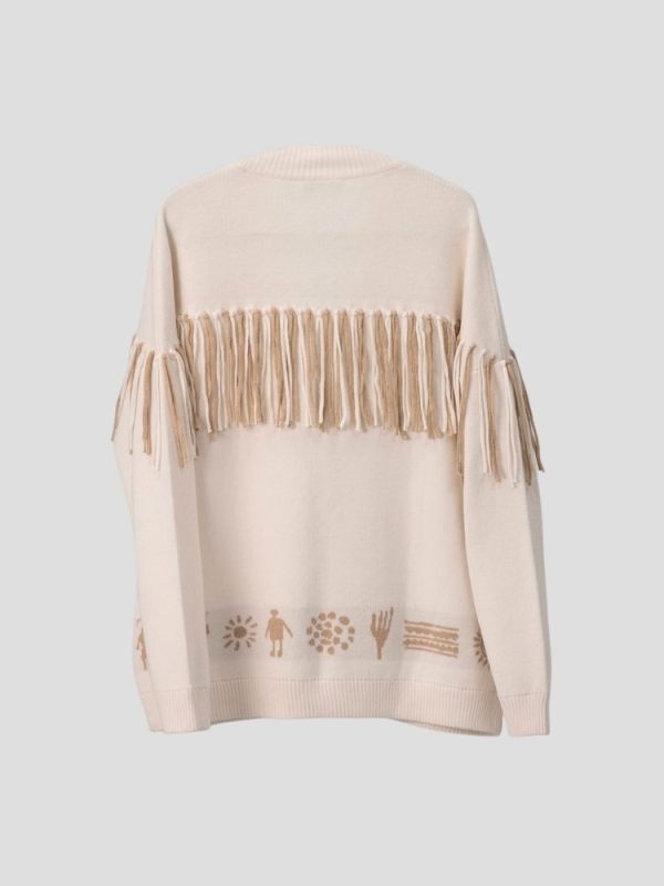 Азтек Эртний хээтэй сул өмсгөлтэй кардиаг /Aztec ancient symbols Oversized Cardigan/ - Image 6