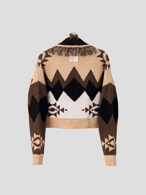 Vintage tribal patterned cardigan/ - Image 3