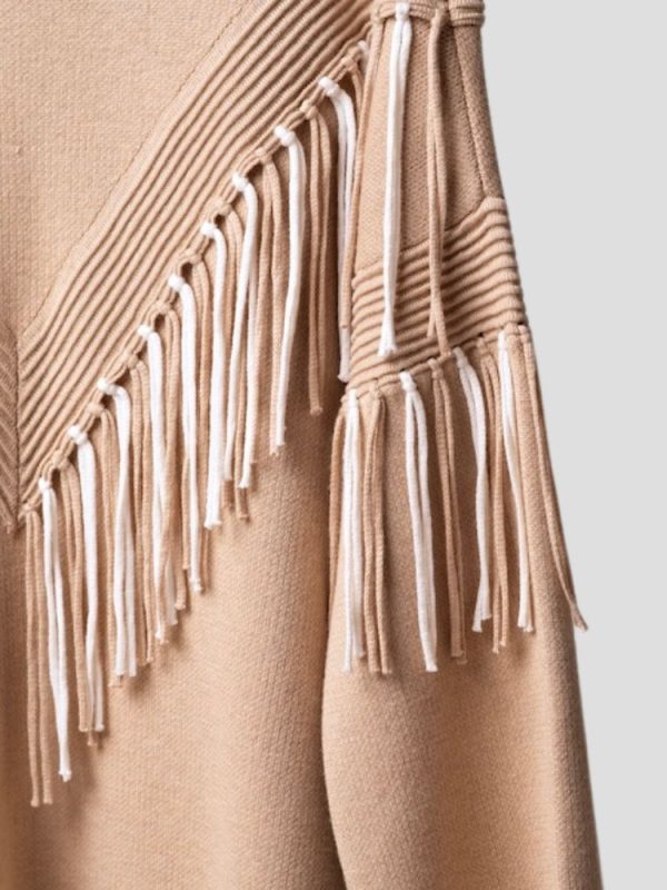 Азтек хээтэй нөмрөг Кардиган/Aztec Spirit Fringe Cape Cardigan/ - Image 4