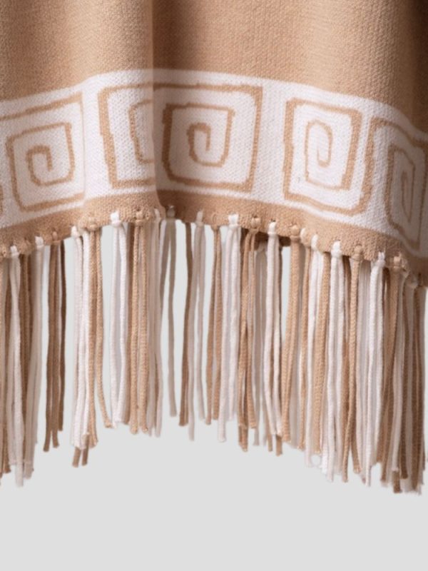 Азтек хээтэй нөмрөг Кардиган/Aztec Spirit Fringe Cape Cardigan/ - Image 5