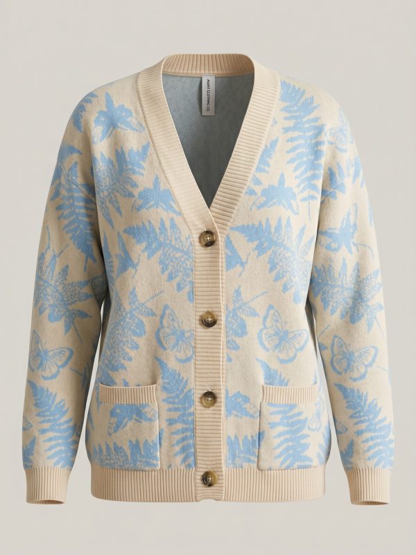Ботаник гарден хээтэй кардиган/ Botanic pattern inspo Cardigan - Image 1